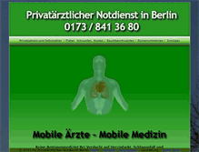 Tablet Screenshot of privatnotarztberlin.de